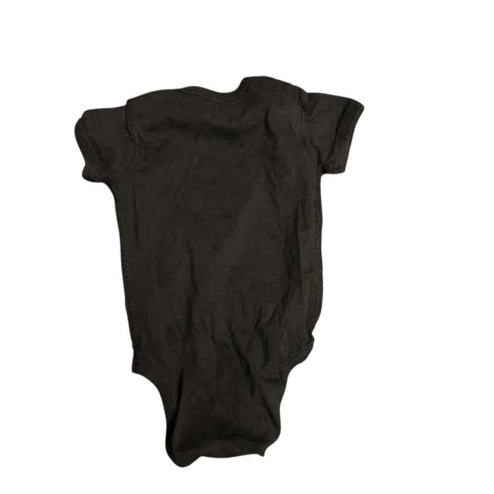 Black and Orange Graphic Kids Bodysuit